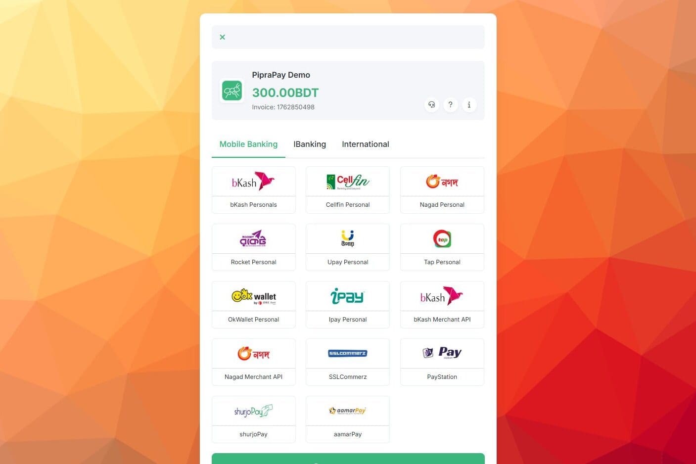 Payment Processing